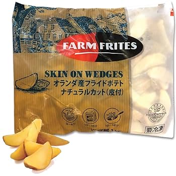 Amazon | Farmfrites オランダ産 皮つき ナチュラルカット